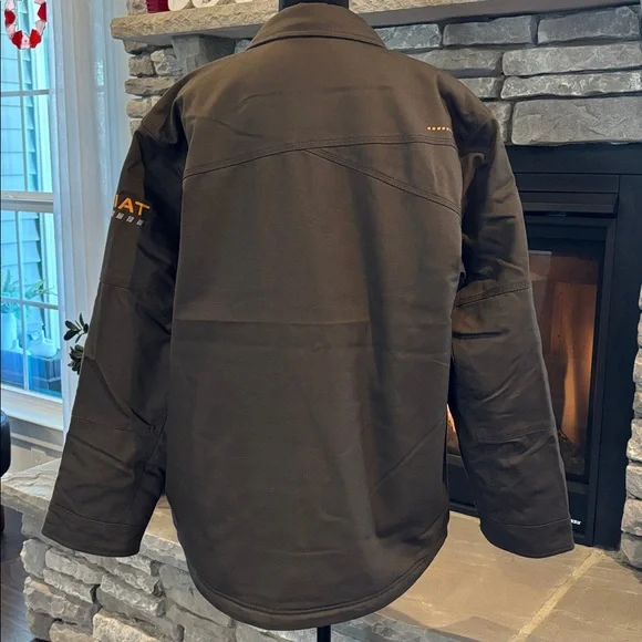 Ariat Rebar DuraCanvas Sherpa Lined,water repel,insulated,abrasion resist coat - Picture 3 of 12